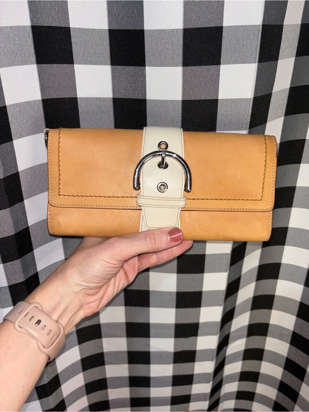Coach SoHo Vachetta Buckle Large Clutch Wallet 2003